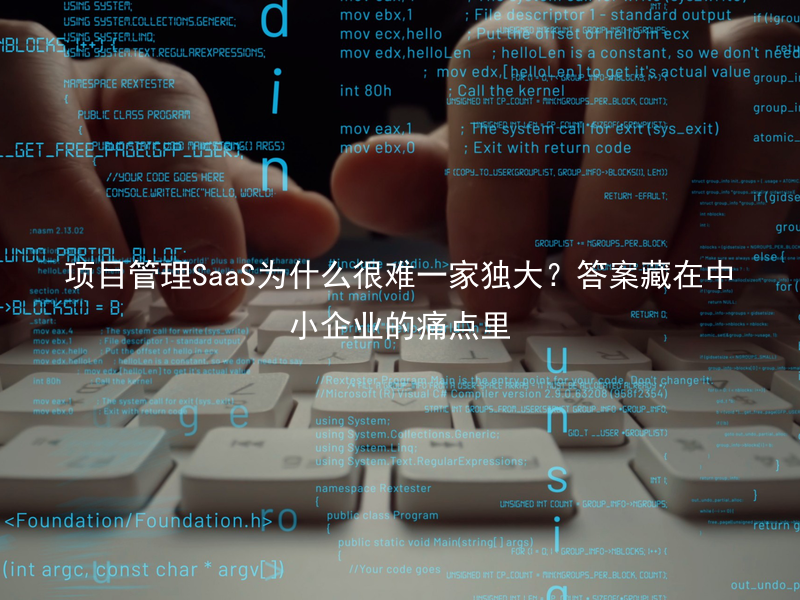 项目管理SaaS为什么很难一家独大？答案藏在中小企业的痛点里