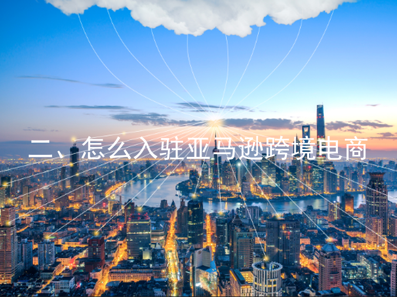 二、怎么入驻亚马逊跨境电商