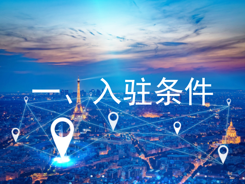 一、入驻条件