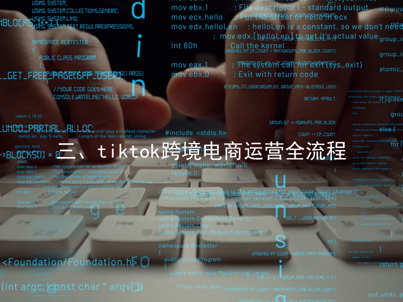 三、tiktok跨境电商运营全流程