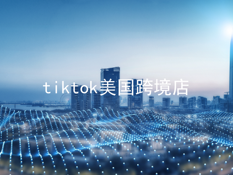 tiktok美国跨境店