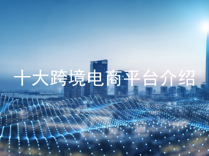 十大跨境电商平台介绍